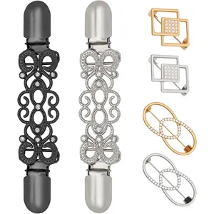 6 count Cinch Clip  Dress Clips  Cinch Sweater Clips to Hold Sweater Together Shawl Cardigan  Clip to Tighten Dress Pant  Tightener for Women(Classic)