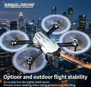 Aerial Drone C18s Pro 2026 - GPS Positioning, 4K UHD EISCamera, 5G WiFi FPV, Brushless Motors, Optical Flow Hover,Intelligent Obstacle Avoidance, Auto Return, 360° Stunt Roll,Two Batteries
