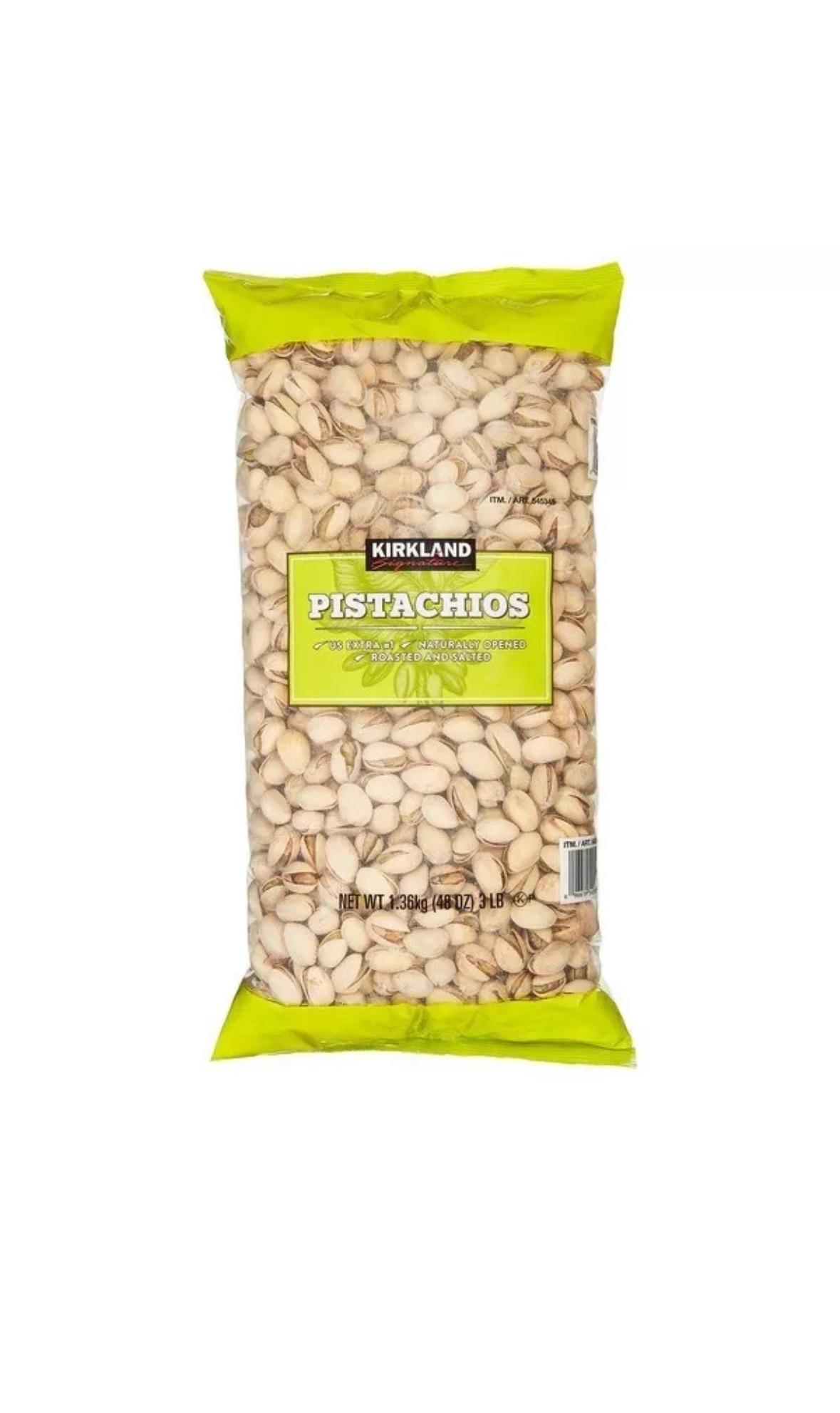 In-Shell Pistachios, Roasted & Salted, Kosher, 3 lb - High Protein Nut