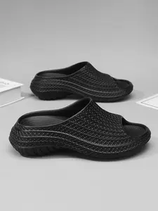 Men's Summer Indoor Home Funny 3D Texture Peanut Slippers, Sporty Cool Slip-On Shoes, Comfortable Casual Footwear for Men