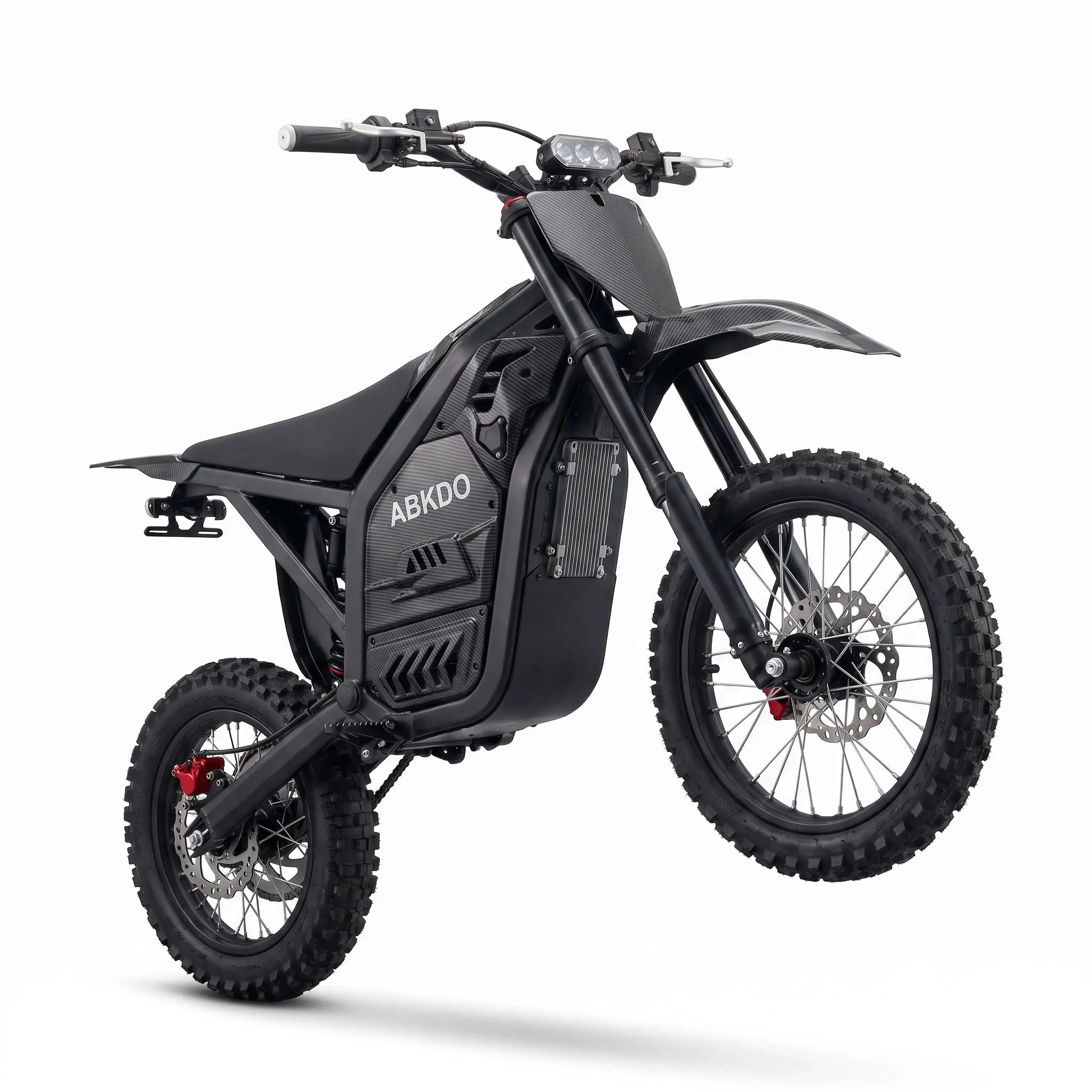Electric Off-Road E-Bike for Teens & Adults - 4000W Peak Power, 48V 23Ah Removable Battery, 40 mi Range, 45 MPH Top Speed, Front Suspension, 14/12 Inch Off-Road Tires, LED Headlight, Safety Warning Light