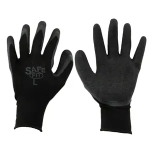 WorldWide Sales Online Tool Essentials Large Black Latex Coated Palm Knitted Work Gloves – Gloves, import_2021_10_29_212