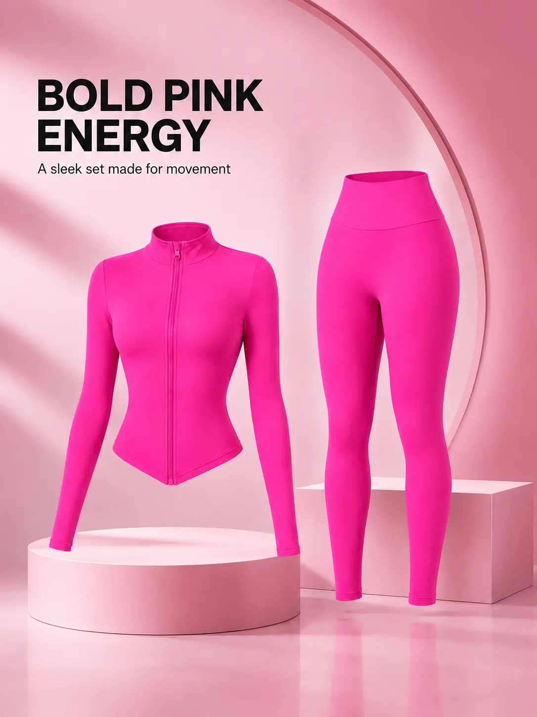 Women’s 2-Piece Yoga Set – Buttery Soft Ice Silk Fabric, Seamless Sculpting Design, Elegant & Comfortable Workout Outfit for Gym, Yoga & Everyday Wear