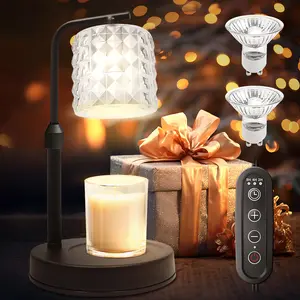 Diamond-Shaped Candle Heater with Timer Dimming Function & 24-Hour Cycle Ideal for Scented Candles Christmas Gift for Women Mothers Housewarming Parties