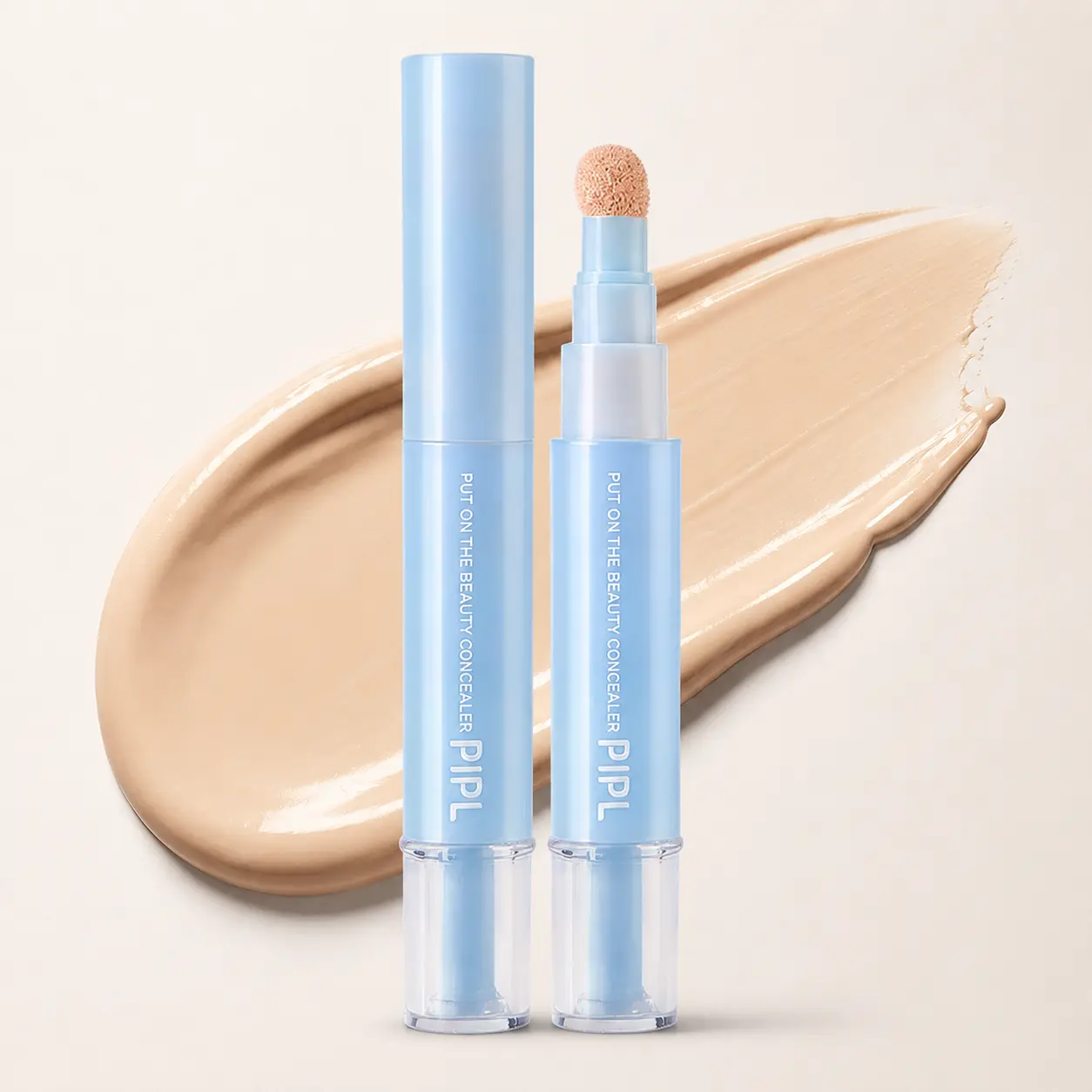 Dual-effect Concealer & Foundation Eye Concealer - 24-hour long-lasting,high-coverage matte finish.Korean pressed powder foundation for a flawless complexion. Covers acne marks, sculpts the nose, and nourishes the skin.