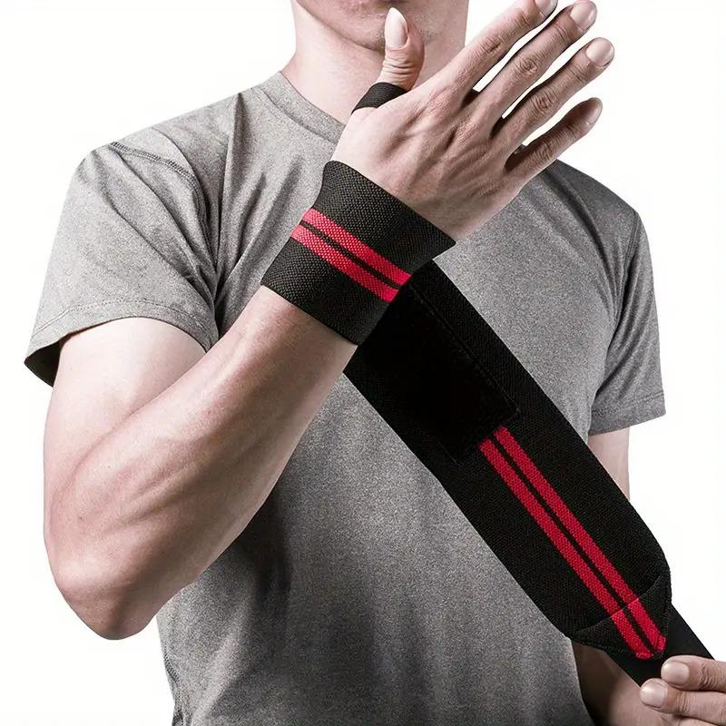 20” Supportive Wrist Wraps 2PCS - Wrist Straps for Weightlifting - Lift Better, Protect Wrist Pain - Adjustable, Durable, Machine Washable - Wrist Wraps for Weightlifting - for Men & Women