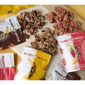 Monkey Brittle (6) 2-oz Bags of Monkey Brittle Variety