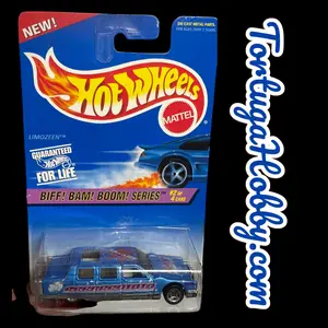 1996 - Hot Wheels - Biff Bam Boom - Limozeen BLUE