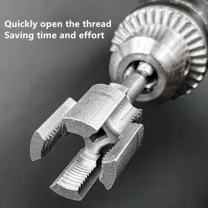 Inner and Outer Water Pipe Integrated Tapper, PPR Hose Screw Thread Repairing Tools, Electric Drill-Type Water Pipe Tapping Equipment