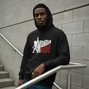 Men's Graphic Hoodie, Cute & Durable Print, Regular Fit, Easy Care, "coming backup"-Style 03