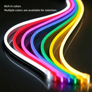 Multicolor LED Light Strips - Warm White, White Red, Colorful Red, IP68 Waterproof, Energy-Saving, Durable, Cut & Splice, Intelligent Control, Eye-Friendly, Low Voltage, Safe, for Homes, Stores, Industrial Settings
