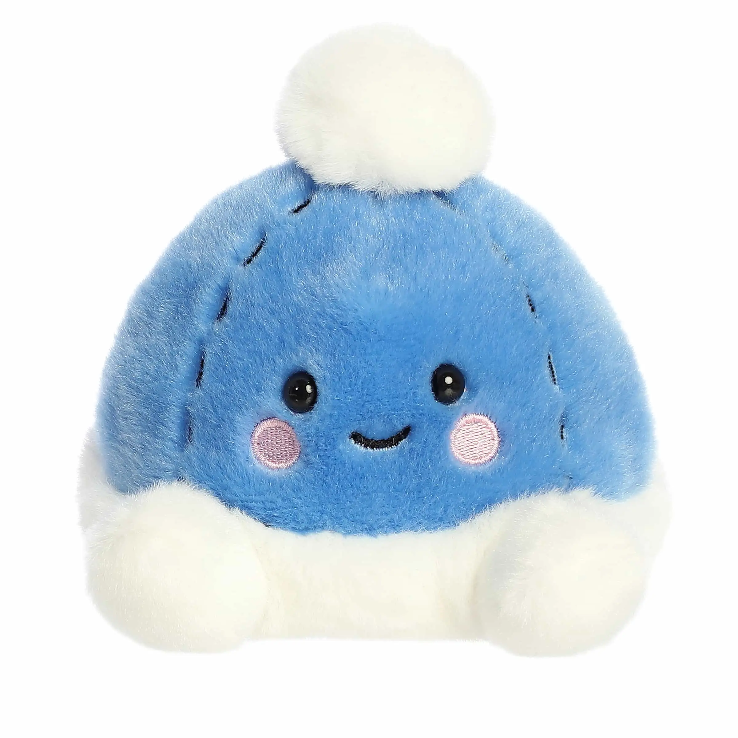 Palm Pals Festive Vail Beanie 5 inch Blue Mini Soft Plush Collectable Stuffed Animal