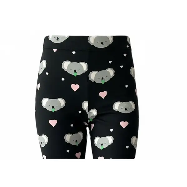 LuLaRoe Women's High Waist Full Length Leggings - Female Athleisure Bottoms, Fitted, Booty Lifting, Soft Stretchy Buttery Smooth Koala Print Synthetics Polyester-Spandex Athletic Wear