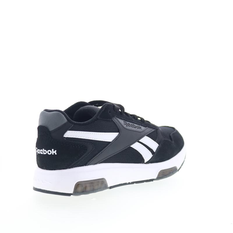 Reebok Glide DMX Womens Black Suede Lace Up Lifestyle Sneakers Shoes