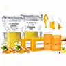 Nourishing Gentle Turmeric 6-Piece Deep Cleansing Self-Care Bundle Box - Bar Soap, Cleansing Mousse, 2 Exfoliating Pads, Daily Skin Cleanser, Deep Cleansing Duo, Gifts for Women (All Skin Types)
