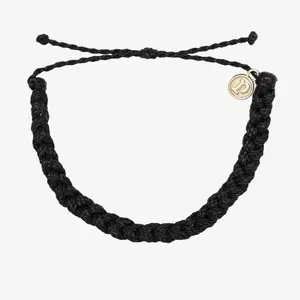 Puravida Black Braided Bracelet