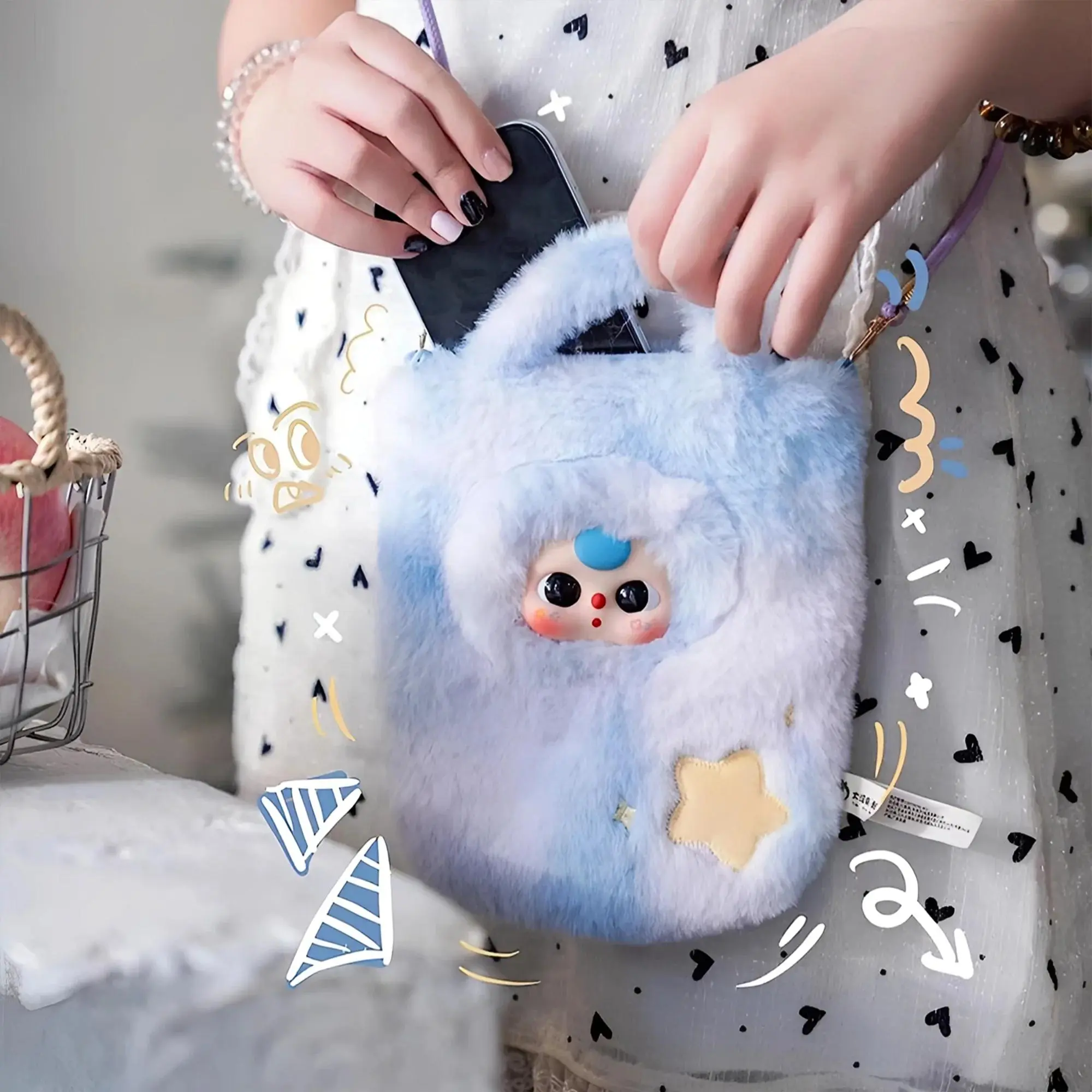 [TTM] Baby Three Phone Bag Plush Series Blind Box
