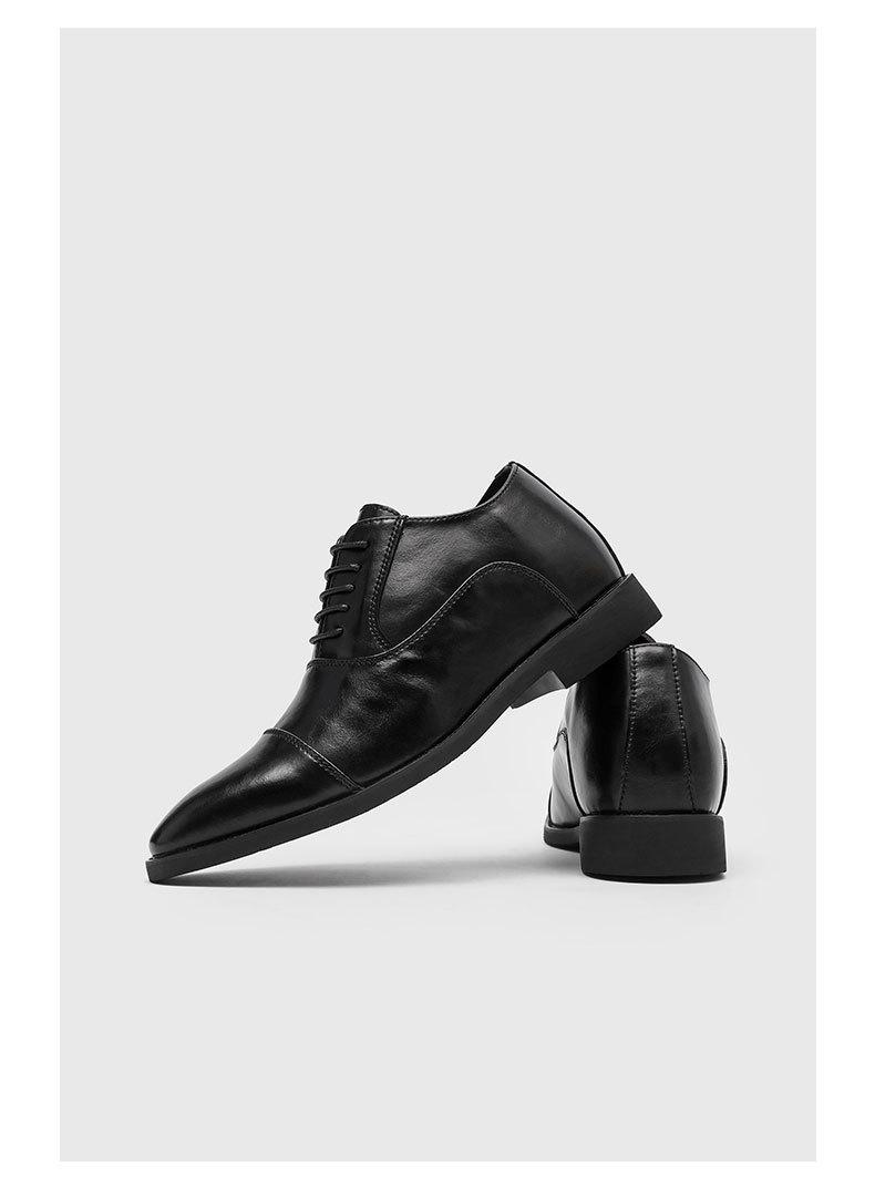Spring 2026 New Youth Pointed-Toe Leather Shoes – British Classic Retro Workwear Style, Low Heel, Casual Everyday Leather Shoes