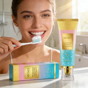 Yecuce Niacinamide High-Efficiency Dental Care Toothpaste, Deep Cleaning Fresh Breath, Reduces Plaque, Promotes Gum Health, 100g/3.8oz