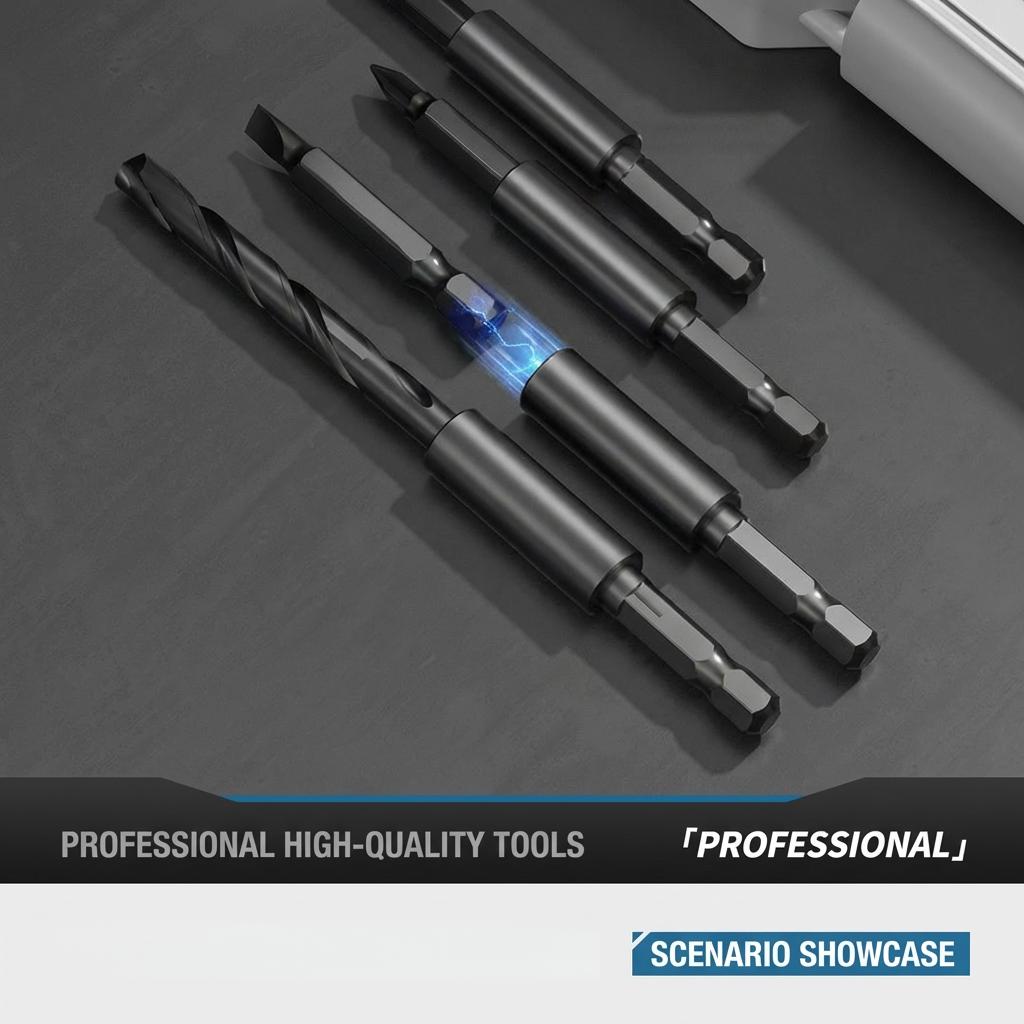 7 PCS Premium HSS Twist Drill Bit Set, 2-8mm High Hardness Metal Drill Bits for Steel Wood Plastic, Professional Impact Drill Power Tool Accessories with Storage Case