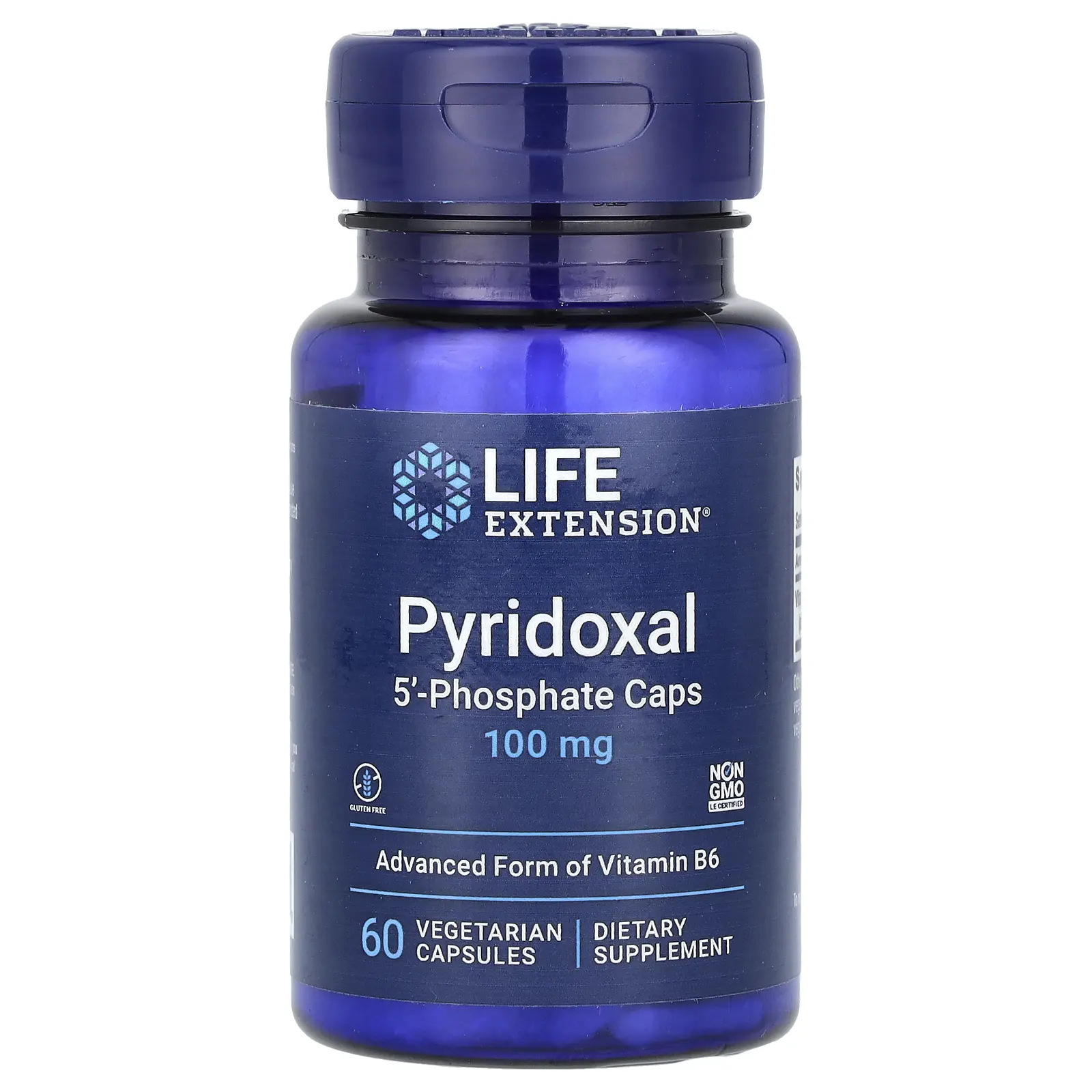Life Extension Pyridoxal 5'-Phosphate Caps, 100 mg, 60 Vegetarian Capsules
