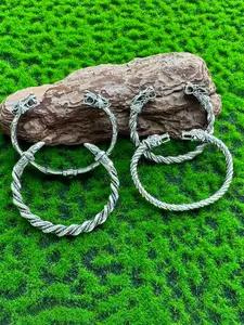 4 Pcs Vintage Norwegian Wolf Head Odin Crow Beak Bracelets Set, Fashionable Cuff Bracelets for Men and Women, Party Accessories, Birthday Gifts