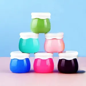Portable Refillable Cream Jar with Lid, 1 Count 10g Colorful Containers for Cosmetics and Lotions, Ideal for Travel and on-the-Go Use, Skincare