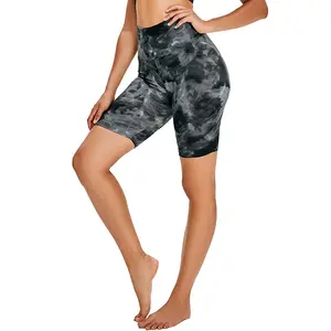 Summer Personalized Printed Tight-Fitting 5/4 Length Yoga Pants for Women, High-Waisted, Butt-Lifting, Thin and Comfortable, Casual, Can Be Worn as Leggings