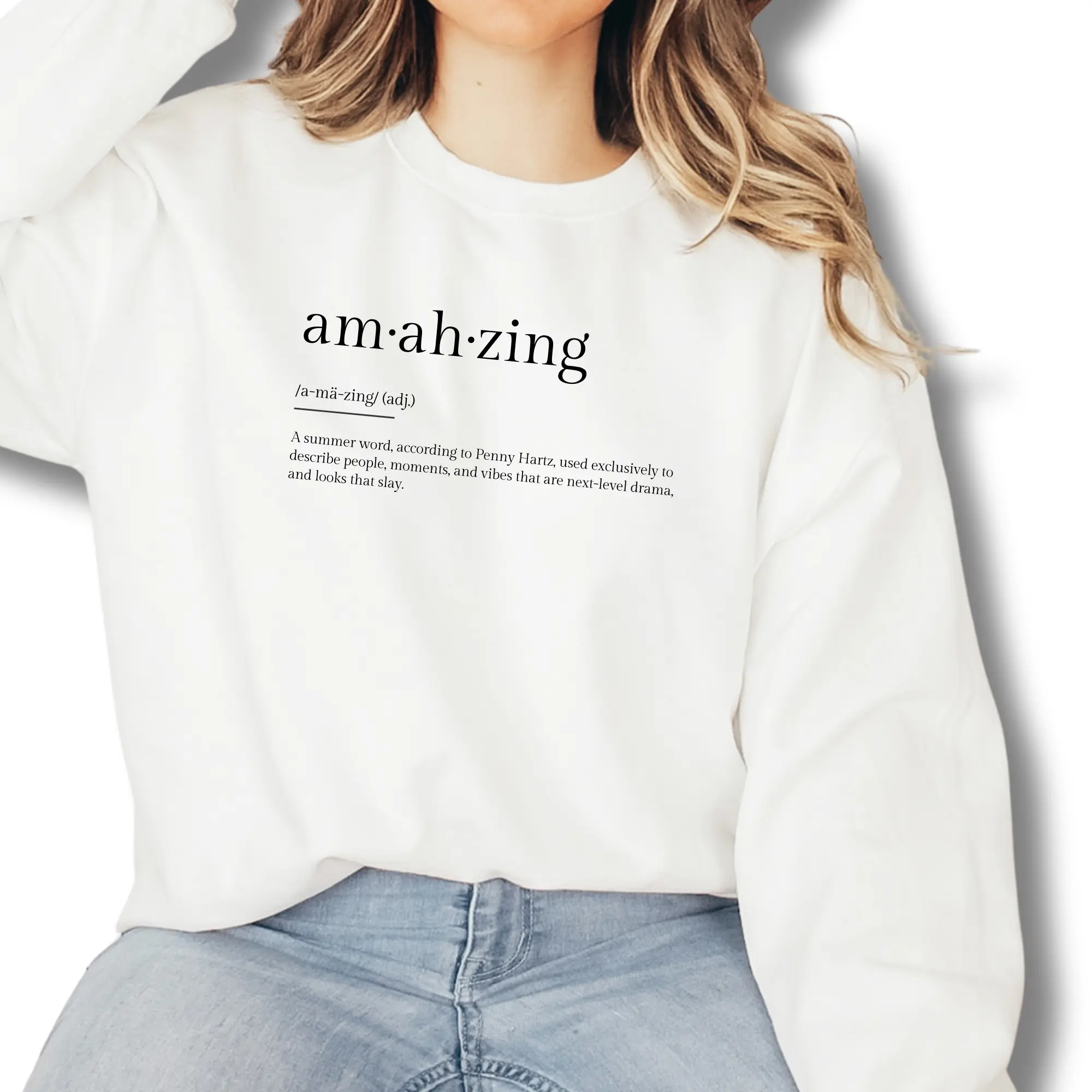 amAHzing - Oversized Heavyweight Sweatshirt