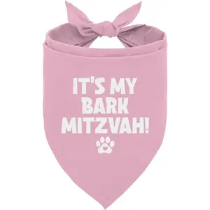 Dog Bandana, Baby Pink Dog Bandana, Pet Dog Scarf Accessories, Funny Cute Dog Bandana, Pet Dog Triangle Scarf, Dog Bandana for Small Medium Large Dogs, Gift for Dog Lover (D17)
