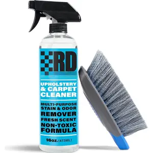 Interior Carpet & Upholstery Seat Cleaner -- Safe for   -- for Carpets, Seats, Floor Mats, , Office &  -- 16oz Cleaner Kit