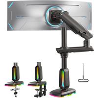Adjustable RGB Monitor Arm for Ultrawide Screens
