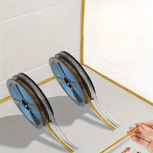 Self Adhesive Tile Seam Sticker, Waterproof & Mildew-proof Tile Seam Sticker, Wall Decorative Strip for Kitchen Sink & Bathroom Toilet