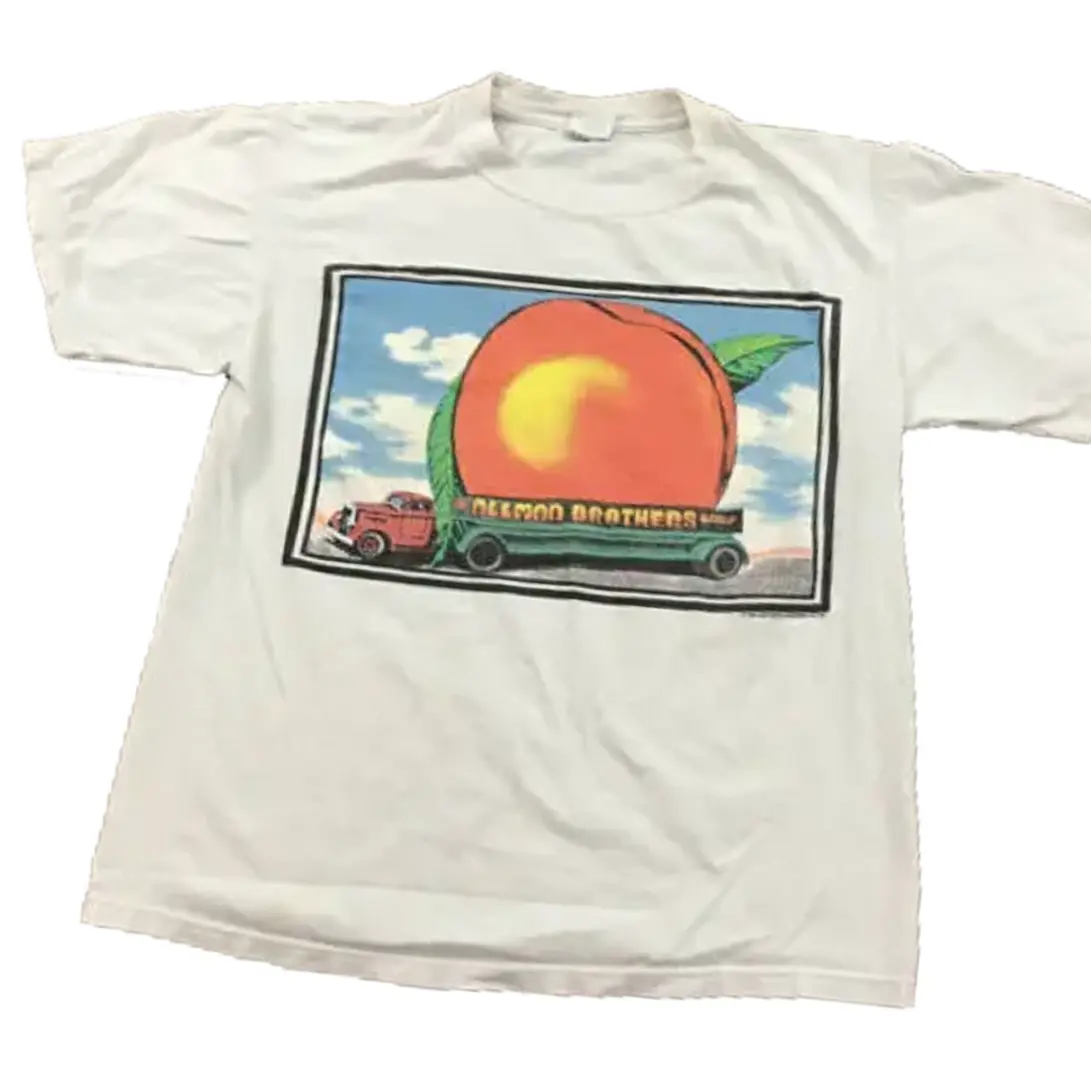 The Allman Brothers Band Eat a Peach Album White T-Shirt Fullsize