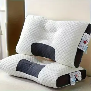 Ultimate Cervical Pillow, Ergonomic Neck Support, Deep Sleep Aid, Suitable for Side Sleeper, Durable Washable Core, All Seasons Comfort