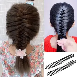 Children Hair Braiding Tool, Fishbone Braid Maker for Kids, Adult Wave Spider Braid Twister, Spiral Bun Styling Accessory