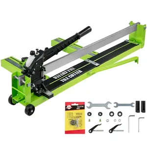 fathersdaygift VEVOR Tile Cutter 31.5 Inch Manual Tile Cutter 1.4 Inch Tile Cutting Machine Ceramic Porcelain Tile Cutter with Laser Guide All-Steel Frame and Bonus Spare Cutter Wheels Tile Cutter Hand Tool