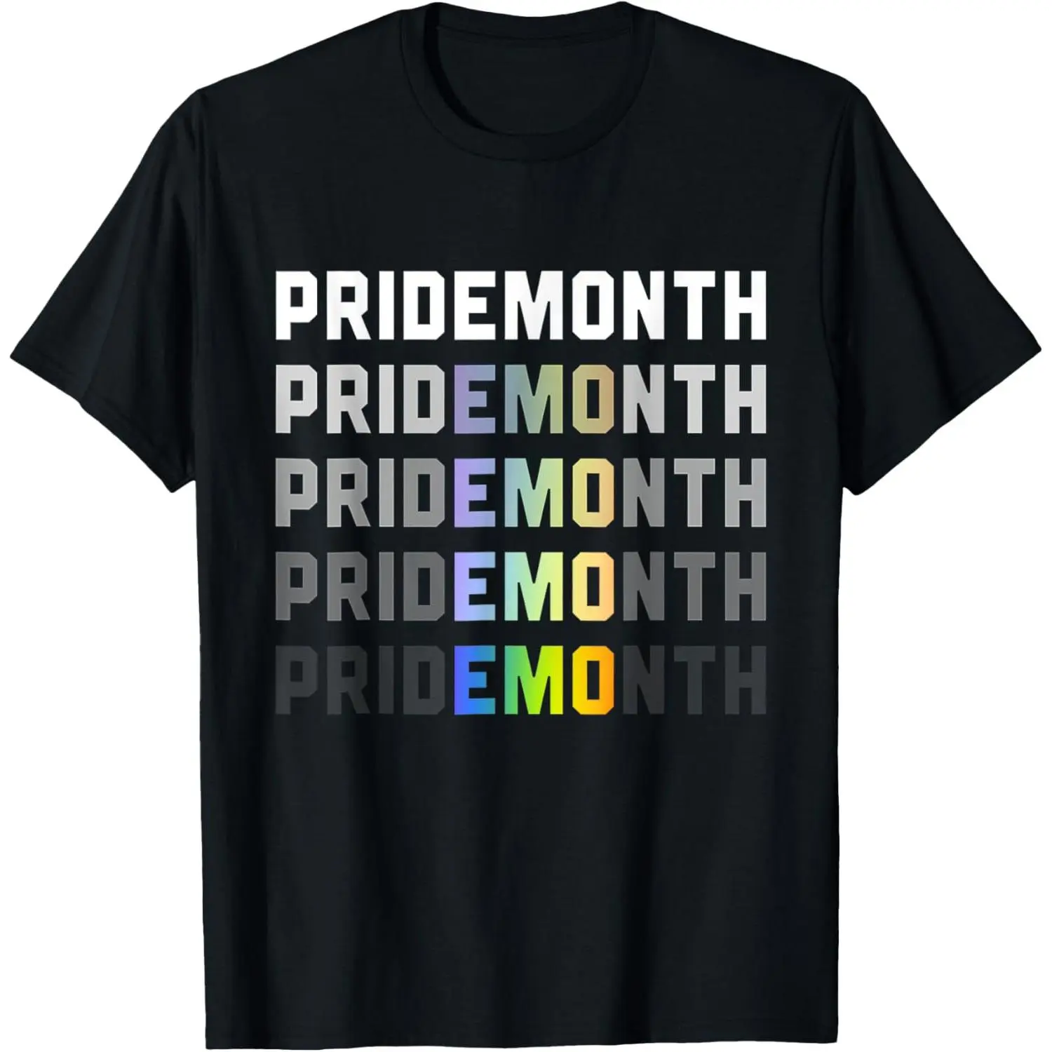 Pride Month Emo Demon LGBT Gay Pride Month Transgender T-Shirt,Made in USA