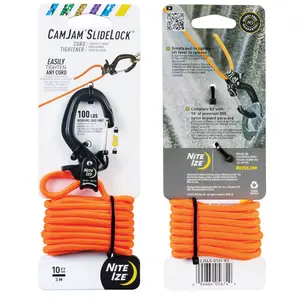 CamJam® SlideLock® Cord Tightener - Small + 10 ft. Paracord