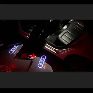 Audi 2pcs Door Lights LED - Never Fade, Original Design, High-Quality Lighting for Enhanced Visibility
