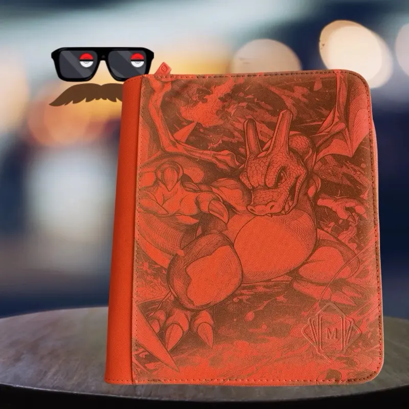 Lazar Engraved Custom Top loader Binder 4 Pocket Lazar Engraved Custom Top loader Binder 4 Pocket