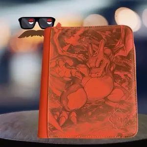 Lazar Engraved Custom Top loader Binder 4 Pocket