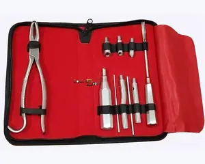 Equine Burgess Set – 11 PCS Hand Crafted Stainless Steel Horse Dental Extraction Kit – Veterinary Instruments for Large Animal Oral Care – Premium Quality Carry Case Included