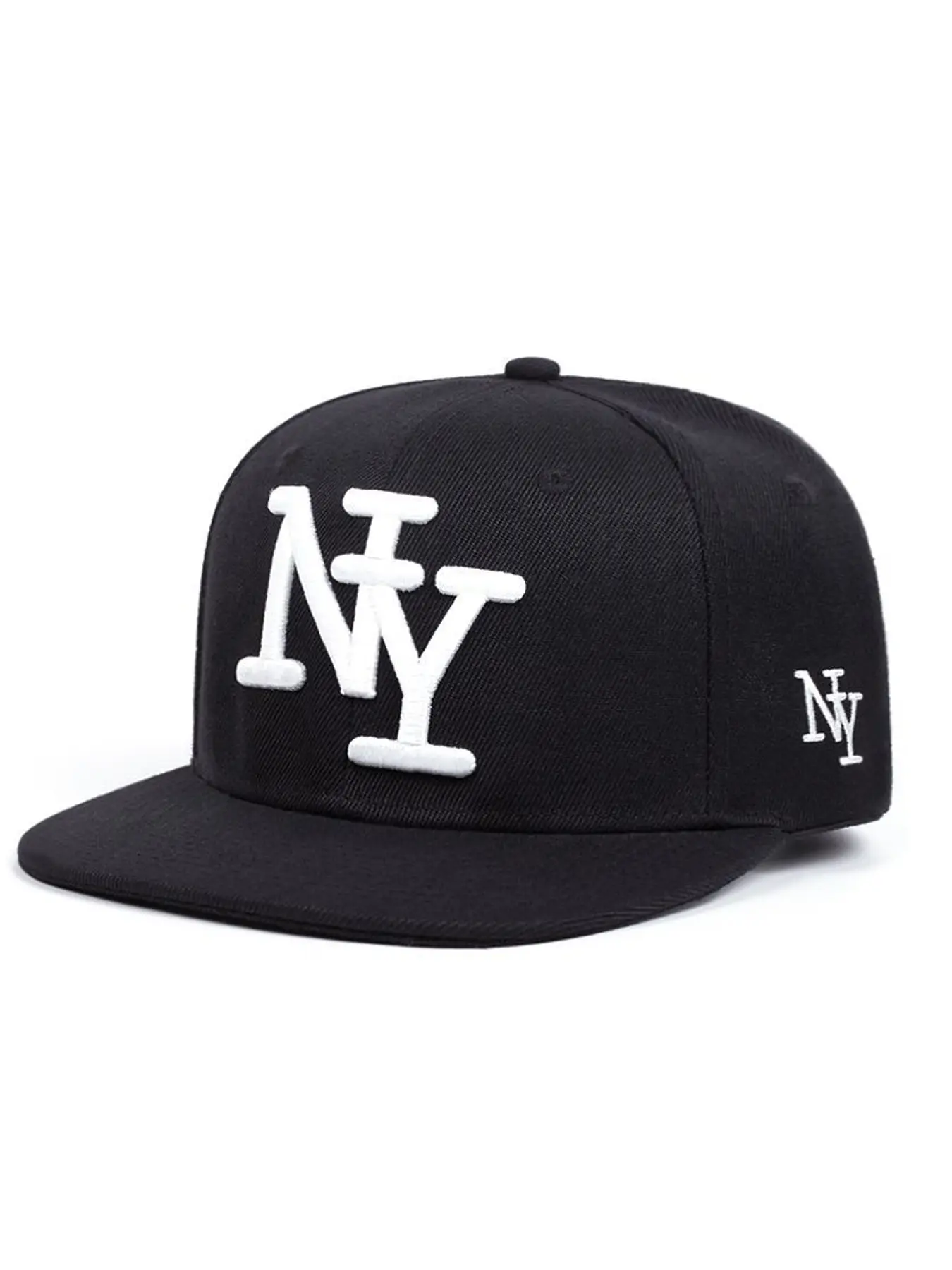 Classic Snapback Casual Hat Cap Hip Hop Style Flat Bill Blank Solid Color Adjustable Size Flatbill Snapback