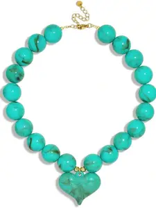 1pc Colorful Chunky Necklaces For Women Large Oversized Resin Beaded Necklace Bold Statement Chunky Choker Necklace Boho Summer Jewelry