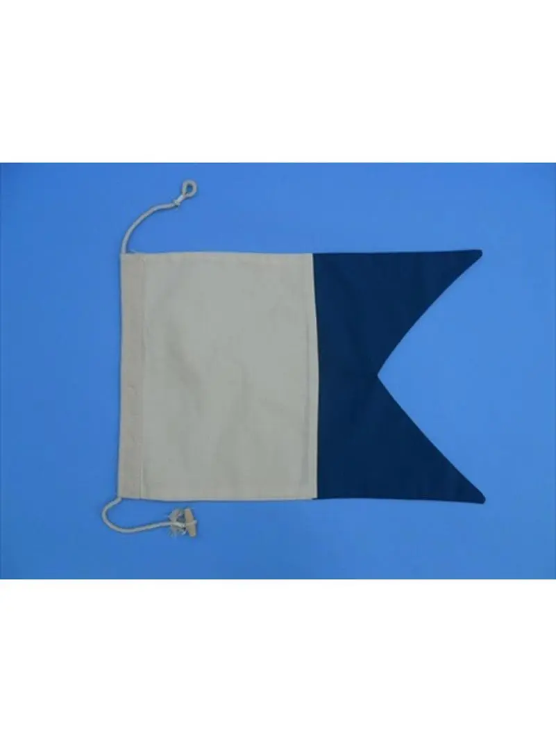Handcrafted Model Ships Nautical-Flag-A Letter A Cloth Nautical Alphabet Flag - 20 in. Decorative Accent