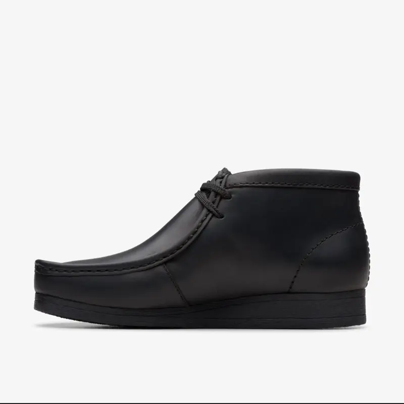 Clark's Wallaston boot leather black - TikTok Shop