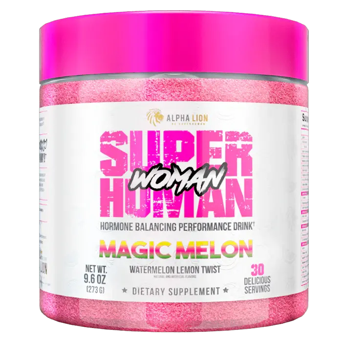 Alpha Lion SuperHuman Woman Daily Wellness Drink | KSM-66 Ashwagandha Vitex DIM AquaMin and BioPerine | Energy Mood and Hormone Balance Support for Women | Available at Prime Sports Nutrition