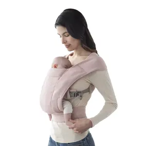 Ergobaby Embrace Cozy Knit Newborn Carrier for Babies - Blush Pink