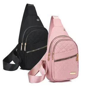 Unisex 2 Pack Small Sling Backpack, Versatile Crossbody Chest Bag for Travel, Hiking & Everyday Use